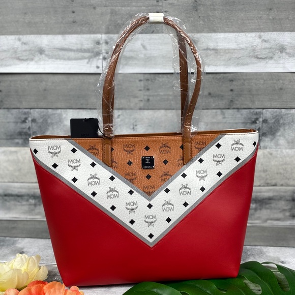 MCM M move viseto medium shopper bag tote - Picture 2 of 8
